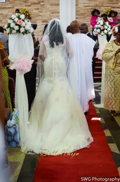 Uju Edosa Nigerian Church White Wedding BellaNaija Victoria Roberts Solutionsuju&edos white wedding_0546