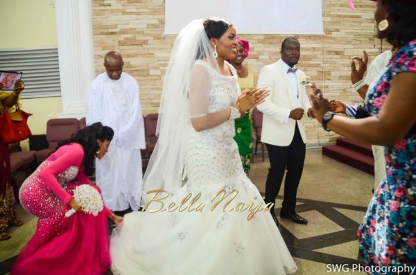 Uju Edosa Nigerian Church White Wedding BellaNaija Victoria Roberts Solutionsuju&edos white wedding_0664