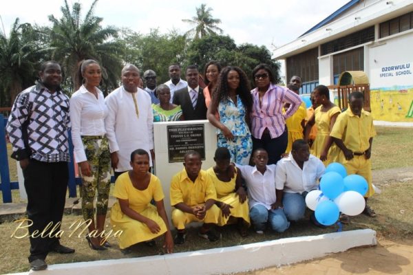 Yvonne Okoro celebrates 29th Birthday in Special School in Accra - November 2013 - BellaNaija014