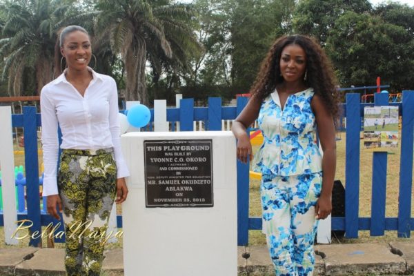 Yvonne Okoro celebrates 29th Birthday in Special School in Accra - November 2013 - BellaNaija016