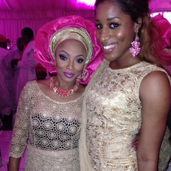 Toke Makinwa & Nicole Chikwe