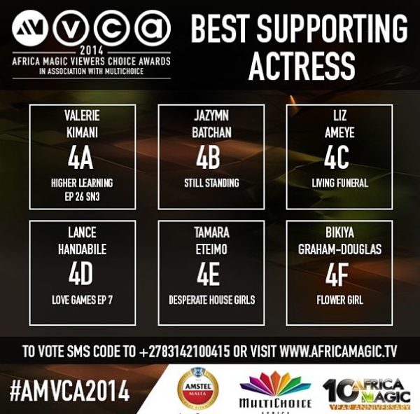 2014 AMVCA - Best Supporting Actress - Decemeber 2013 - BellaNaija