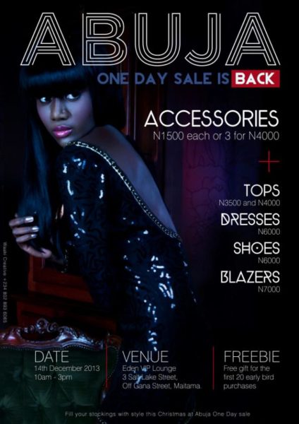 Abuja One- Day Sale - December 2013 - BellaNaija