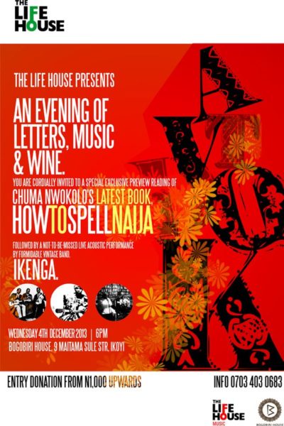 An Evening of Letters, Wine & Music - November 2013 - BellaNaija