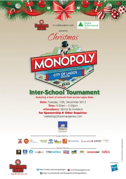 Bestman Games Monopoly Tournament - Bellanaija - December 2013