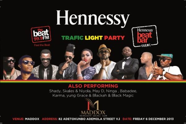 Hennessy Traffic Light Party - BellaNaija - December 2013