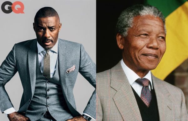 Idris Elba & Nelson Mandela - December 2013 - BellaNaija