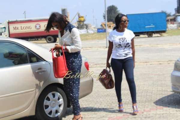 Majid Michel, Yvonne Okoro & Sandra Ankobiah arrive in Lagos for the 2014 AMVCA- BellaNaija- 026