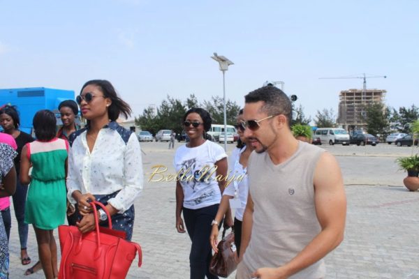 Majid Michel, Yvonne Okoro & Sandra Ankobiah arrive in Lagos for the 2014 AMVCA- BellaNaija- 031