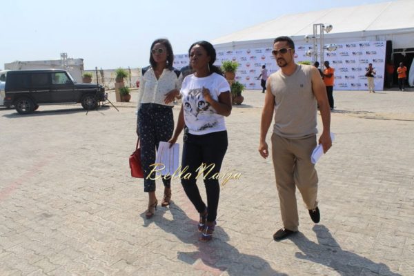 Majid Michel, Yvonne Okoro & Sandra Ankobiah arrive in Lagos for the 2014 AMVCA- BellaNaija- 033