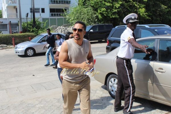 Majid Michel, Yvonne Okoro & Sandra Ankobiah arrive in Lagos for the 2014 AMVCA- BellaNaija- 034