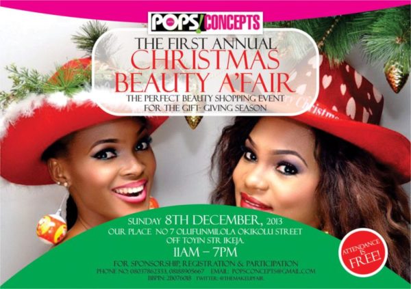 Pops Concepts Christmas Beauty A'Fair - BellaNaija - December 2013