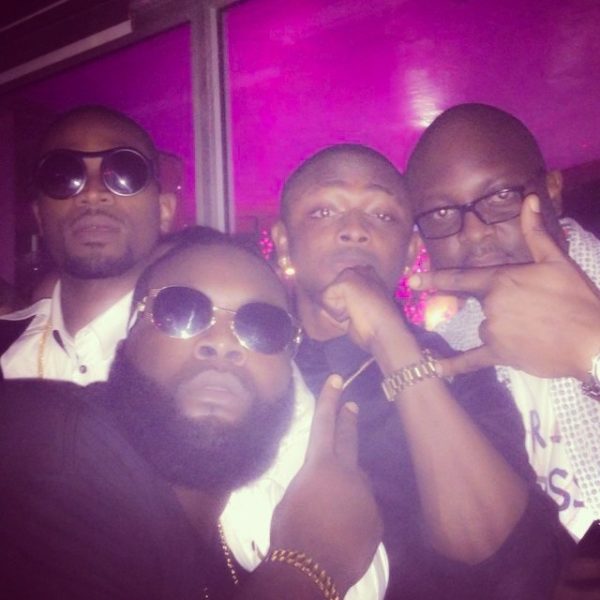 Sean Tizzle Genevieve Nnaji D'banj Davido Wyclef - December 2013 - BellaNaija (2)