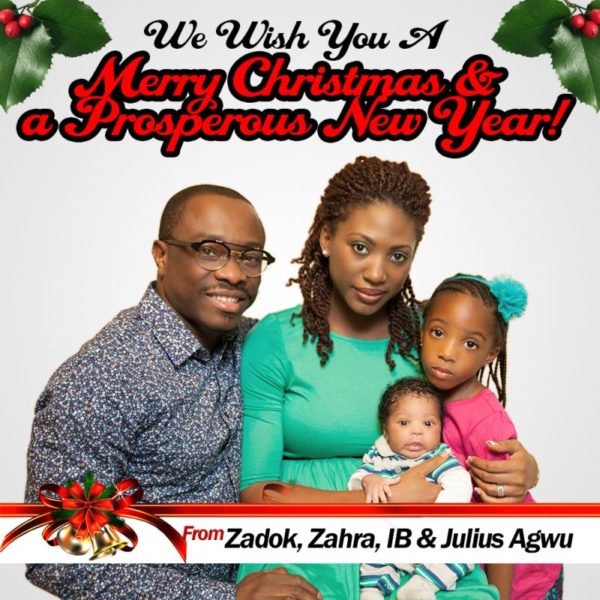 Season Greetings from the Agwus - December 2013 - BellaNaija