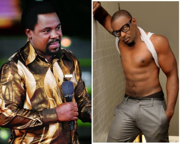 TB Joshua & Jim Iyke - December 2013 - BellaNaija