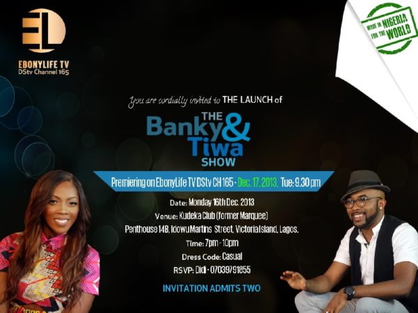 The Banky & Tiwa Show Launch - December 2013 - BellaNaija 01