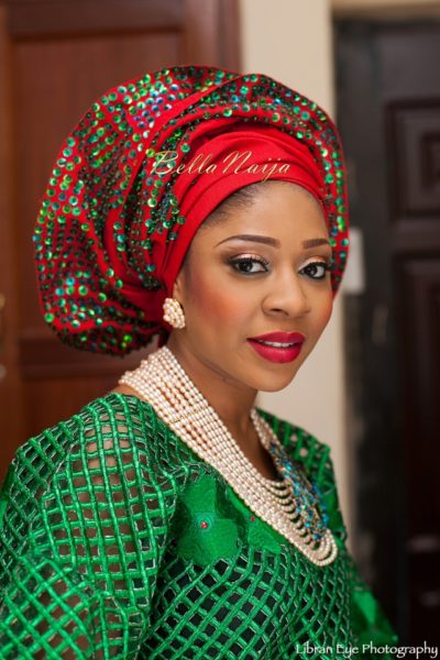 sequin gele aso oke libran eye bm pro yoruba bride bellanaijaGBEMI-1e