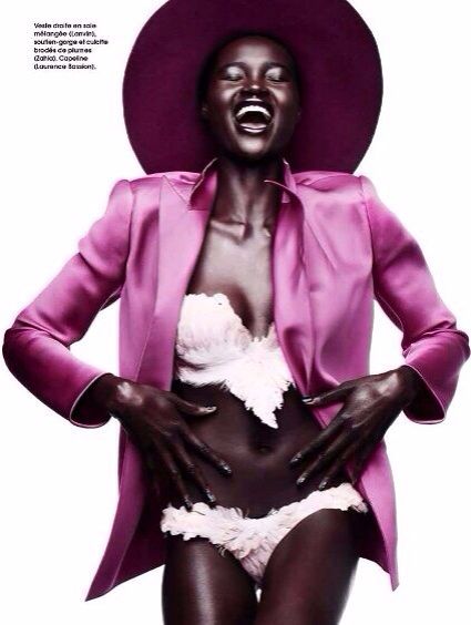 Ataui Deng for Marie Claire France Magazine January 2014 - BellaNaija - January2014003