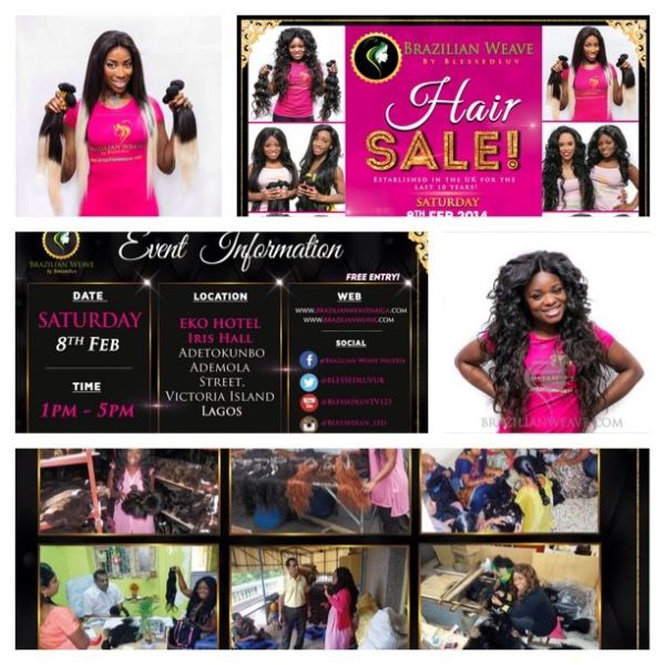 Brazilian Weave Hair Sale by Blessedluv - BellaNaija - January 2014