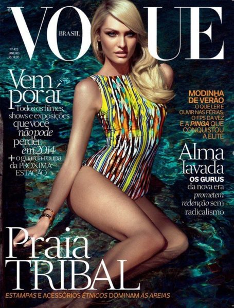 Candice Swanepoel for Vogue Brasil January 2014 - Bellanaija - January 2014003