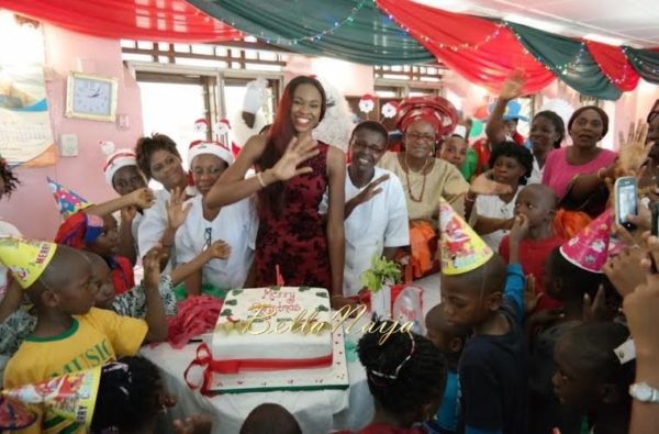 Ezinne Akudo celebrates Holidays at the National Orthopedic Hospital, Lagos - January 2014 - BellaNaija - 025