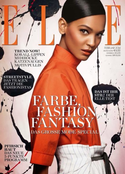 Ethiopian Model Liya Kebede Stuns on Elle Germany's February 2014 Cover ...