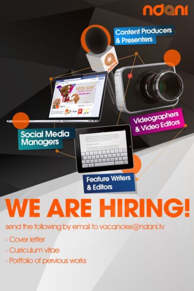 Ndani TV Job Hiring - BellaNaija - January 2014