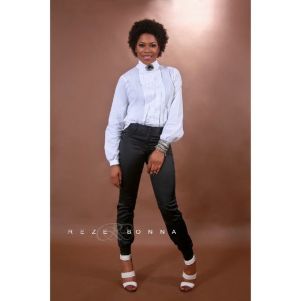 Yvonne Nwosu on White Shirt - January 2014 - BellaNaija - 021