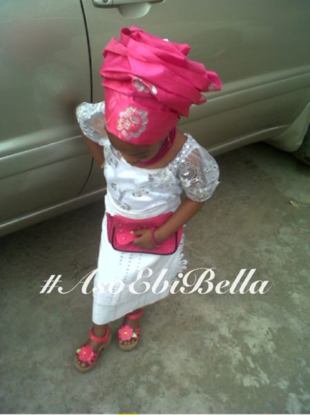 aso ebi bella, baby, kid style yoruba
