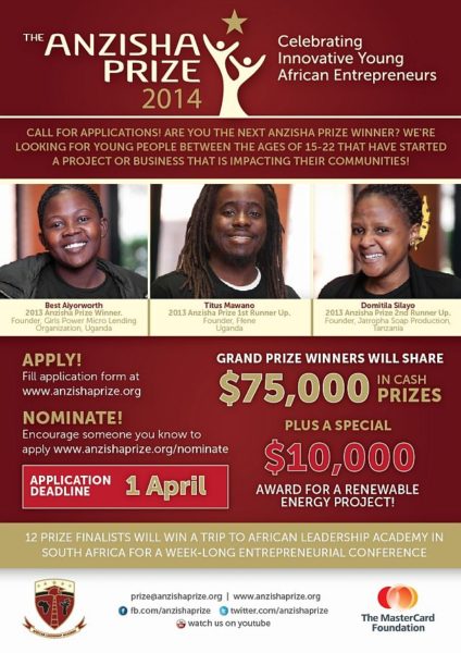 2014 Anzisha Prize