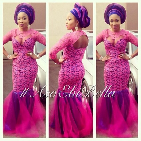 aso ebi, asoebi, guipure lace @seanling_ling