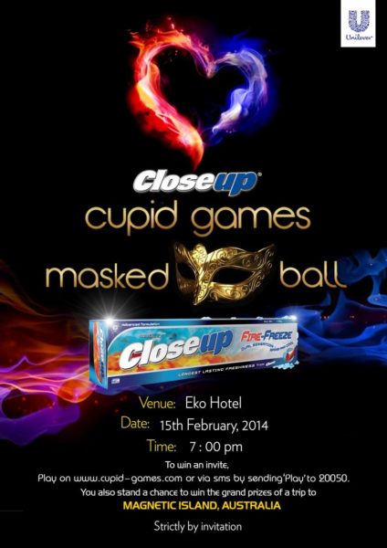 Close Up Cupid Games Masked Ball - BellaNaija - February2014