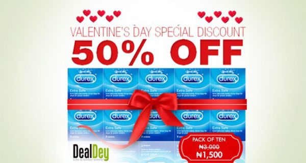 DealDey Valentine's Day Package with Durex - BellaNaija - February 2014