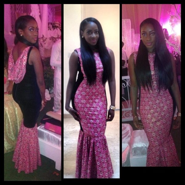 Dorcas Shola Fapson at Tiwa Savage's wedding - Sophie on Shuga Naija.jpg