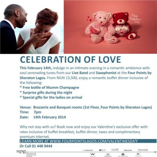 Four Points by Sheraton Valentine's Package - BellaNaija - February 2014