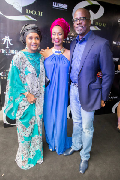 Ifeyinwa Ighodalo with Mr & Mrs Chidi Momah