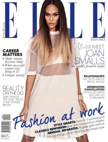 Joan Smalls for Elle South Africa March 2014 Issue - BellaNaija - February 2014