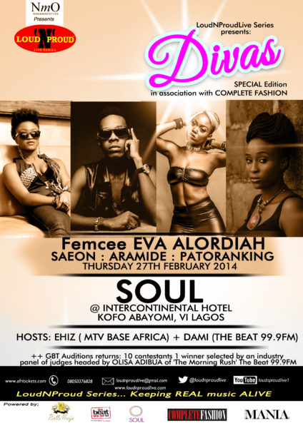 LoudNProudLive Divas Special - BellaNaija - February - 2014