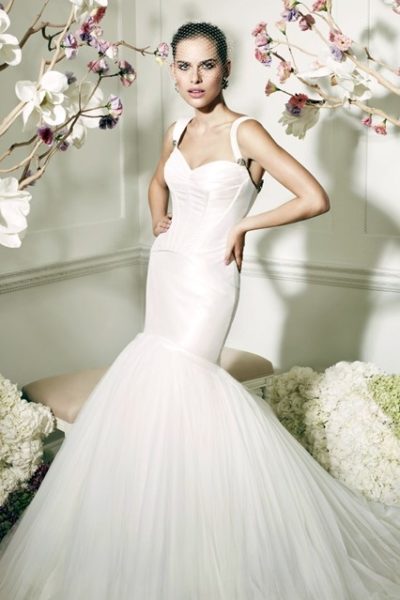 BN Bridal Truly Zac Posen for David s Bridal Spring 2014 BellaNaija