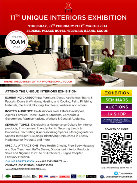 Unique Interiors Exhibition - BellaNaija - February - 2014