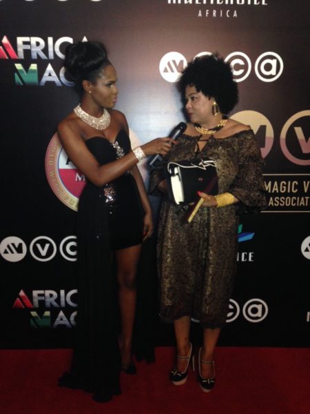 Amstel Malta AMVCA Red Carpet Interview - BellaNaija - March2014023