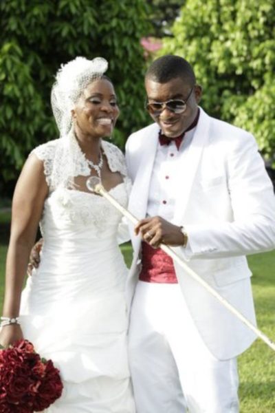 Chidi Mokeme & Wife - BellaNaija