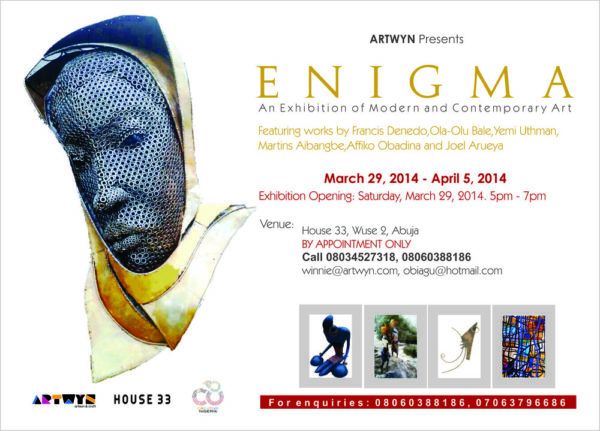 Enigma Exhibition - BellaNaija - March - 2014