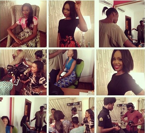 Lanre Da Silva Ajayi Colour Storm Behind the Scenes - BellaNaija - March 2014009