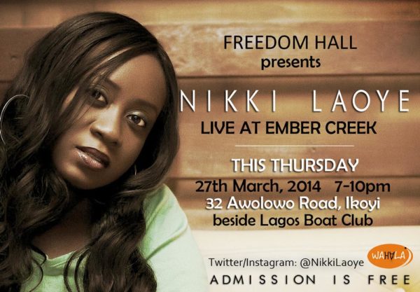 Nikki Laoye Freedom Hall - BellaNaija - March - 2014