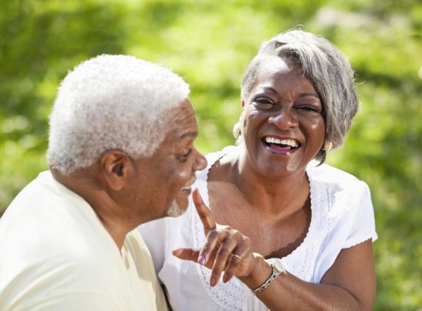 Older Black Couple