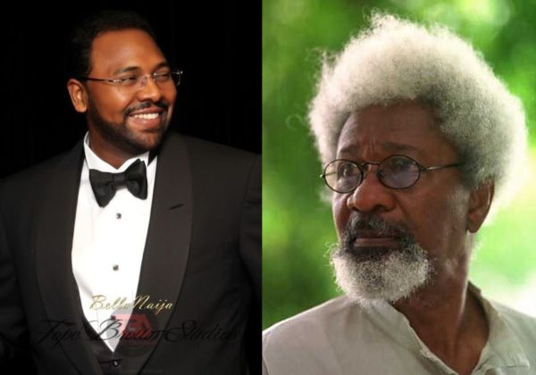 Sadiq Abacha & Wole Soyinka - March 2014 - BellaNaija