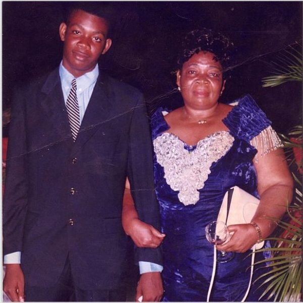 @donjazzy | So my wonderful dad sent me a throwback pic of my super mum and I that we took on a Mother's Day. I remember this day like it was yesterday. The love I have for my mum is more than anyone can possibly imagine. But trust me we can never love our mothers enough for all they have done for us. I pray God grants her more years to live with us. And I am also begging for God to expand the bandwidth of love I can possibly have so I can still pour it all on my sweet mother. HAPPY MOTHERS DAY. #Mavin