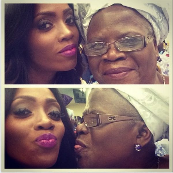 @officialtiwasavage | I know everyone says their mum is the best but my mummy is the bestest of the BEST #mamasavage #jubadi #mothersday #iloveherwithallmyheart #london #sweetestwoman #sheisveryshy #stickstongueoutatme