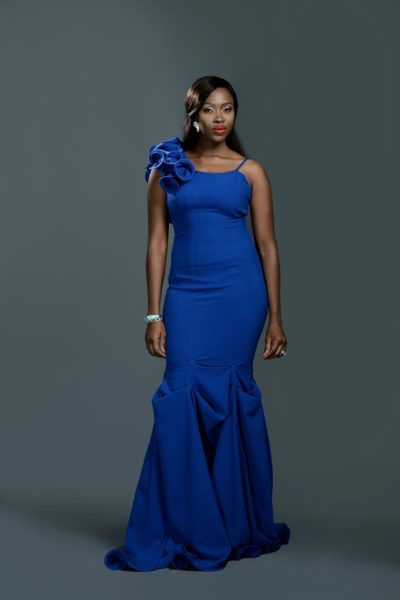 Ariyike Akinbobola models the dress for the lookbook